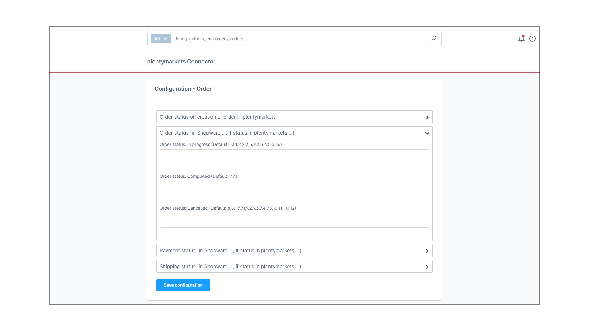 PlentyONE Connector für plentymarkets