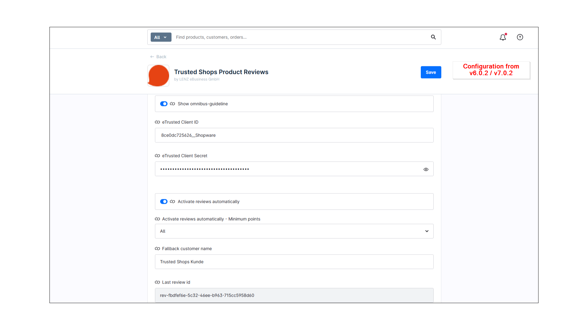Trusted Shops Produktbewertungen importieren PRO