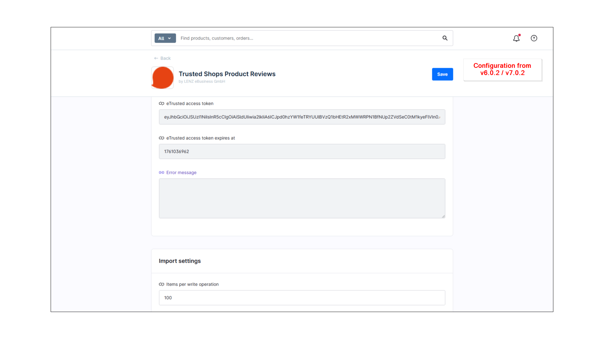 Trusted Shops Produktbewertungen importieren PRO