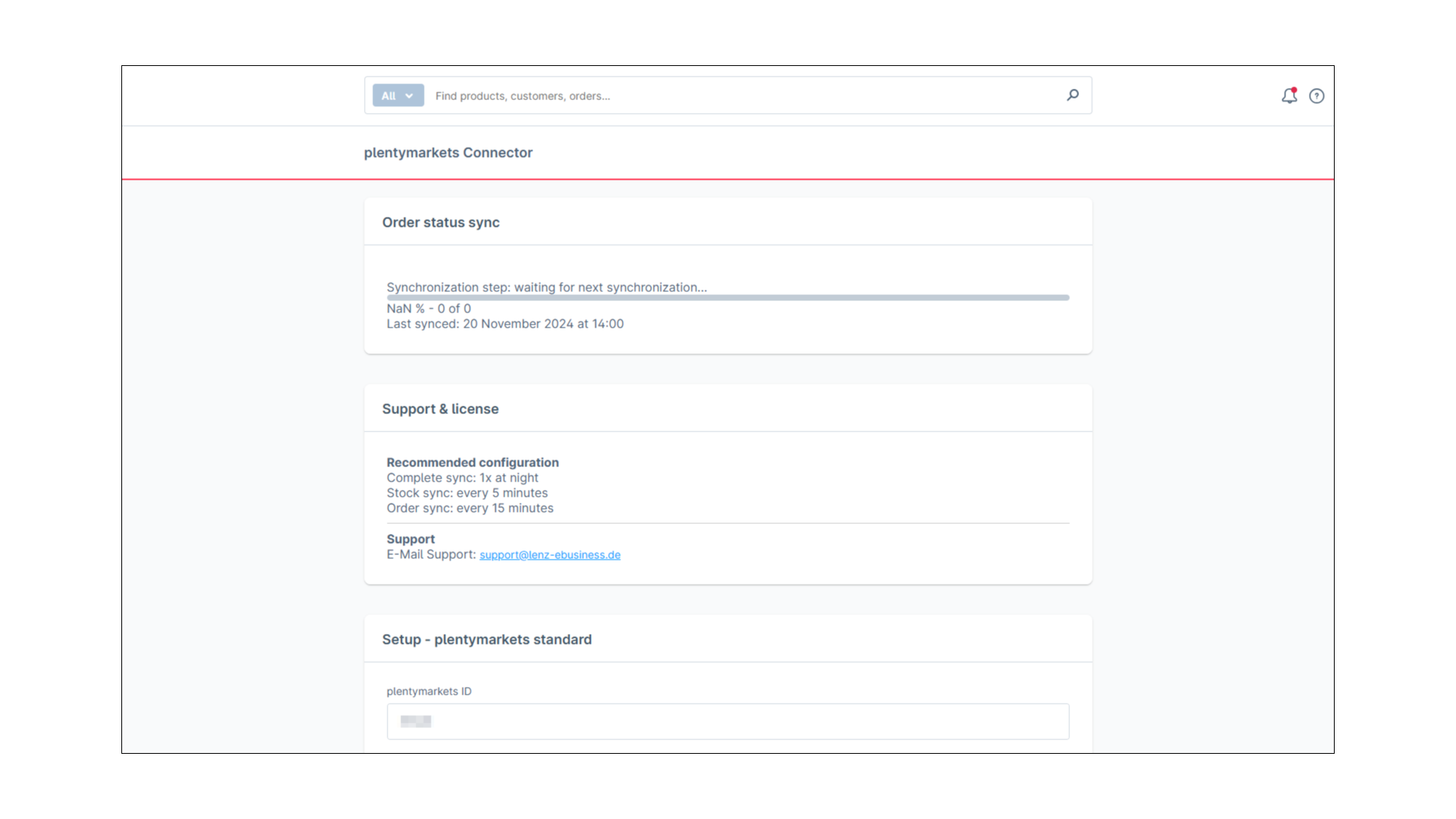 PlentyONE Connector für plentymarkets