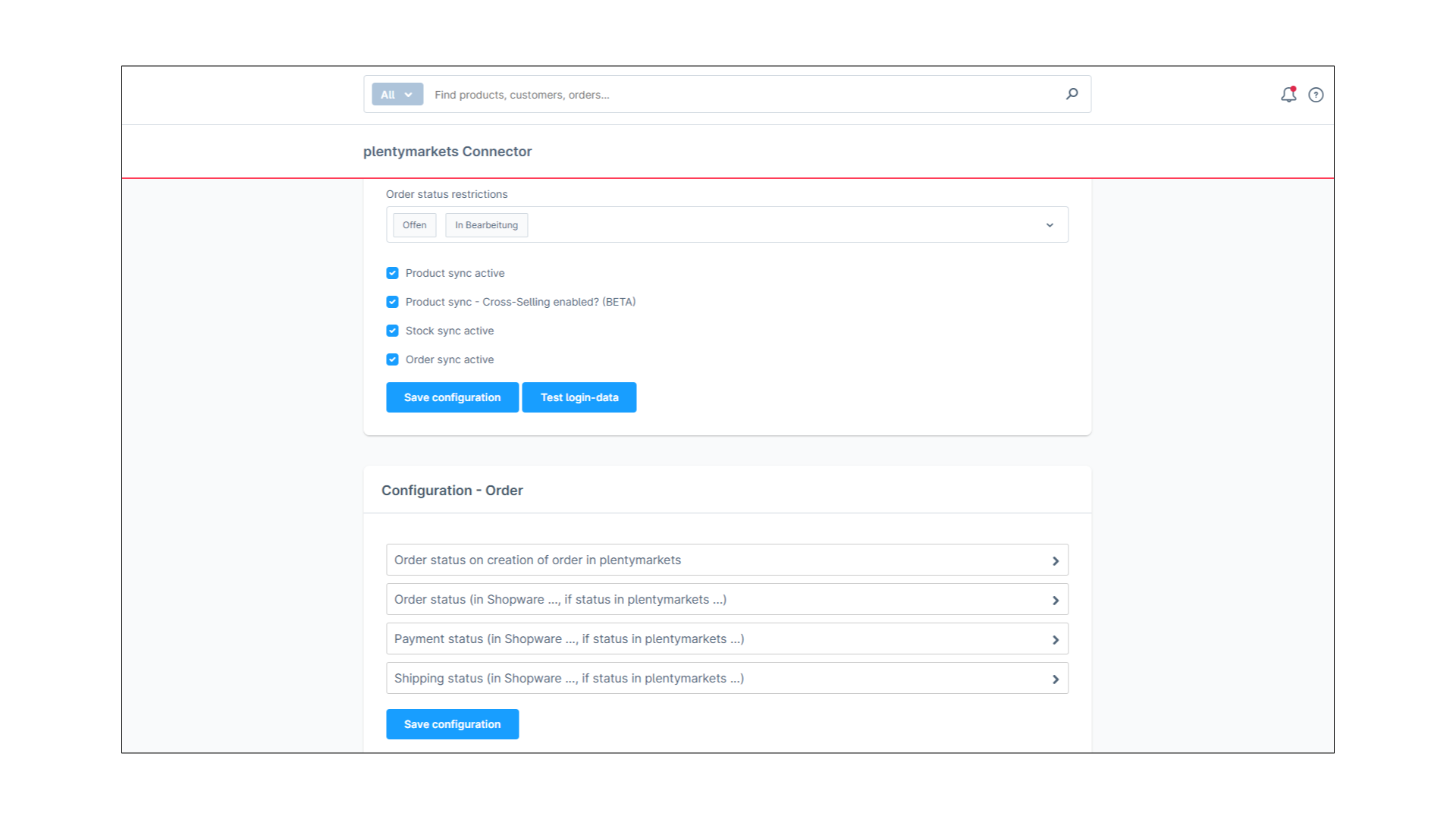 PlentyONE Connector für plentymarkets
