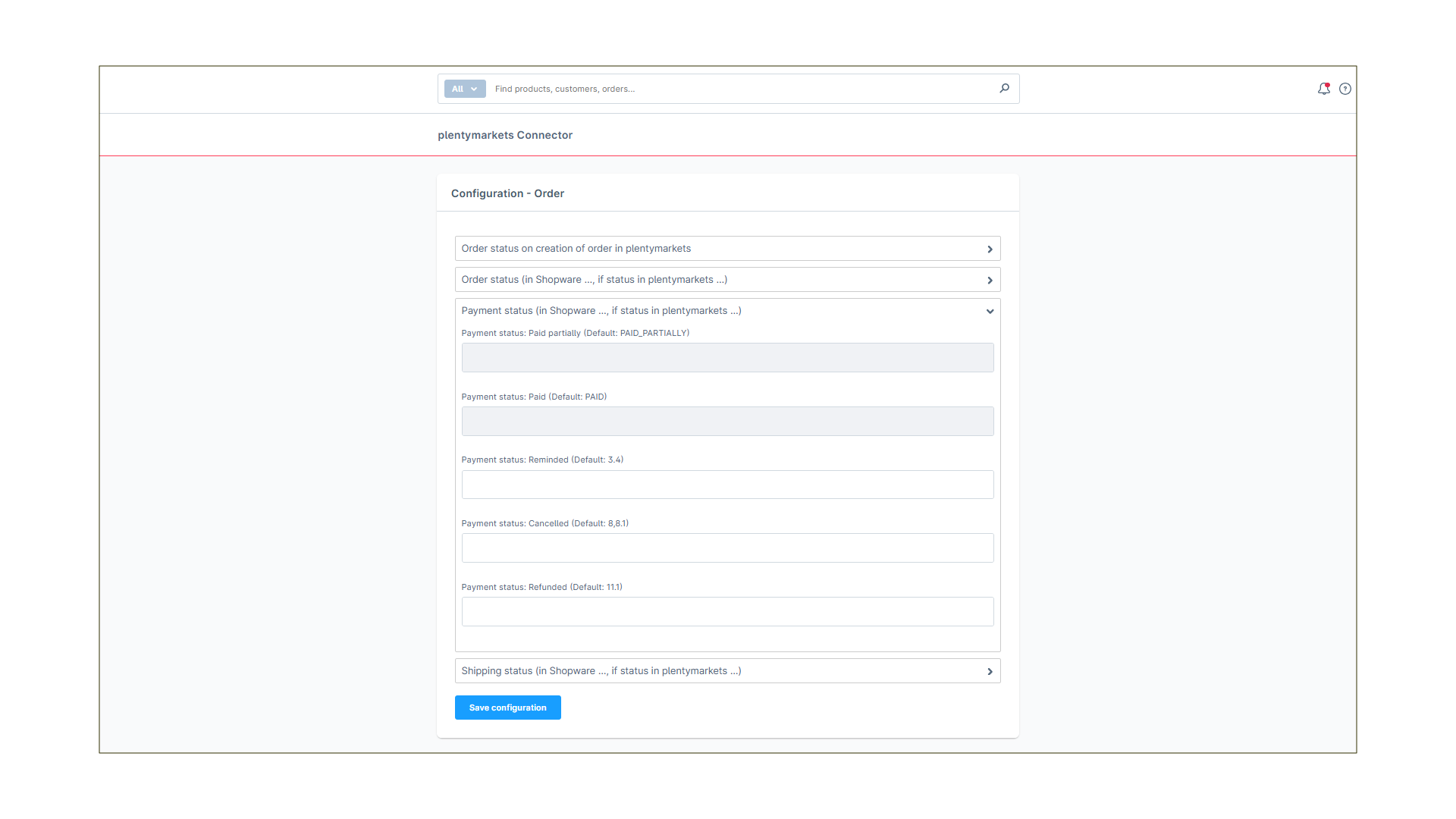 PlentyONE Connector für plentymarkets