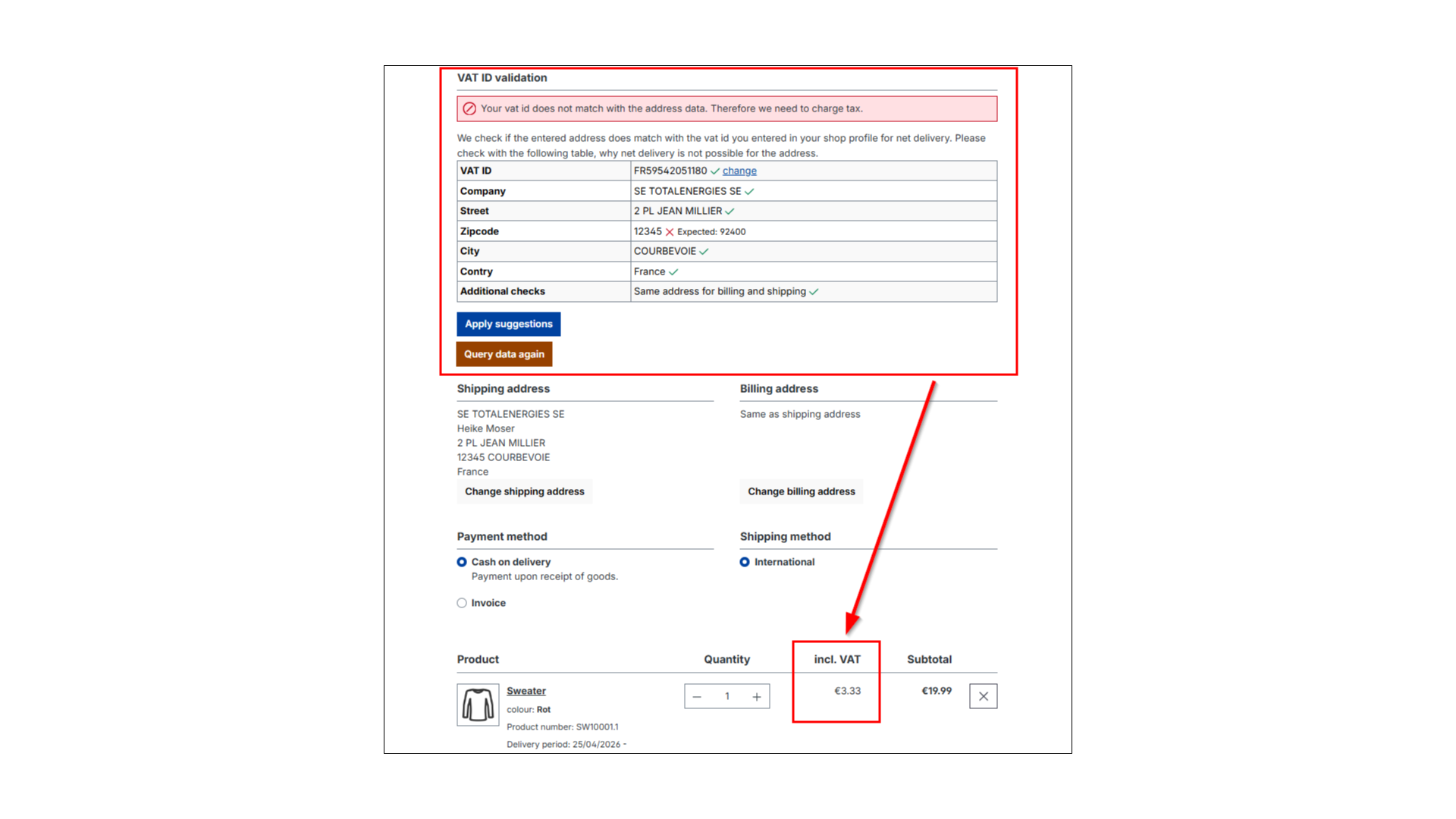 Umsatzsteuer USTID Validierung PRO für EU (B2B)