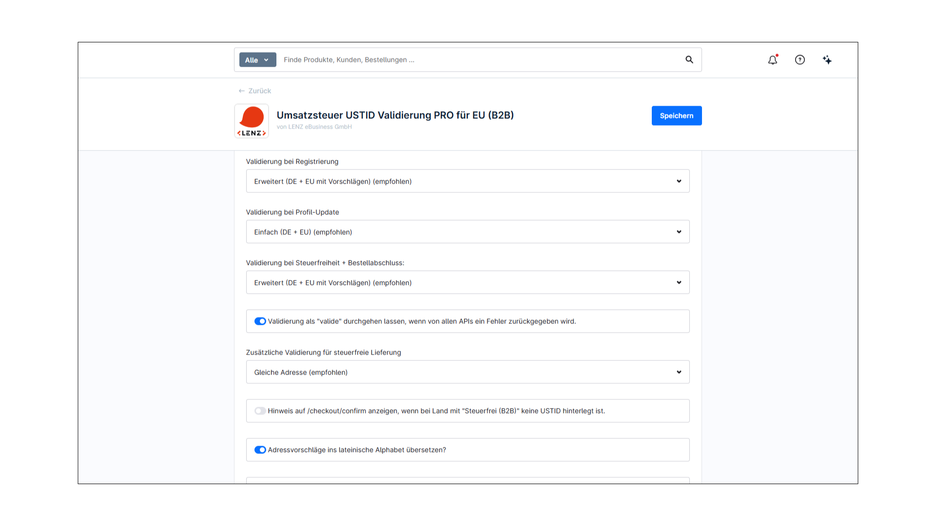 Umsatzsteuer USTID Validierung PRO für EU (B2B)