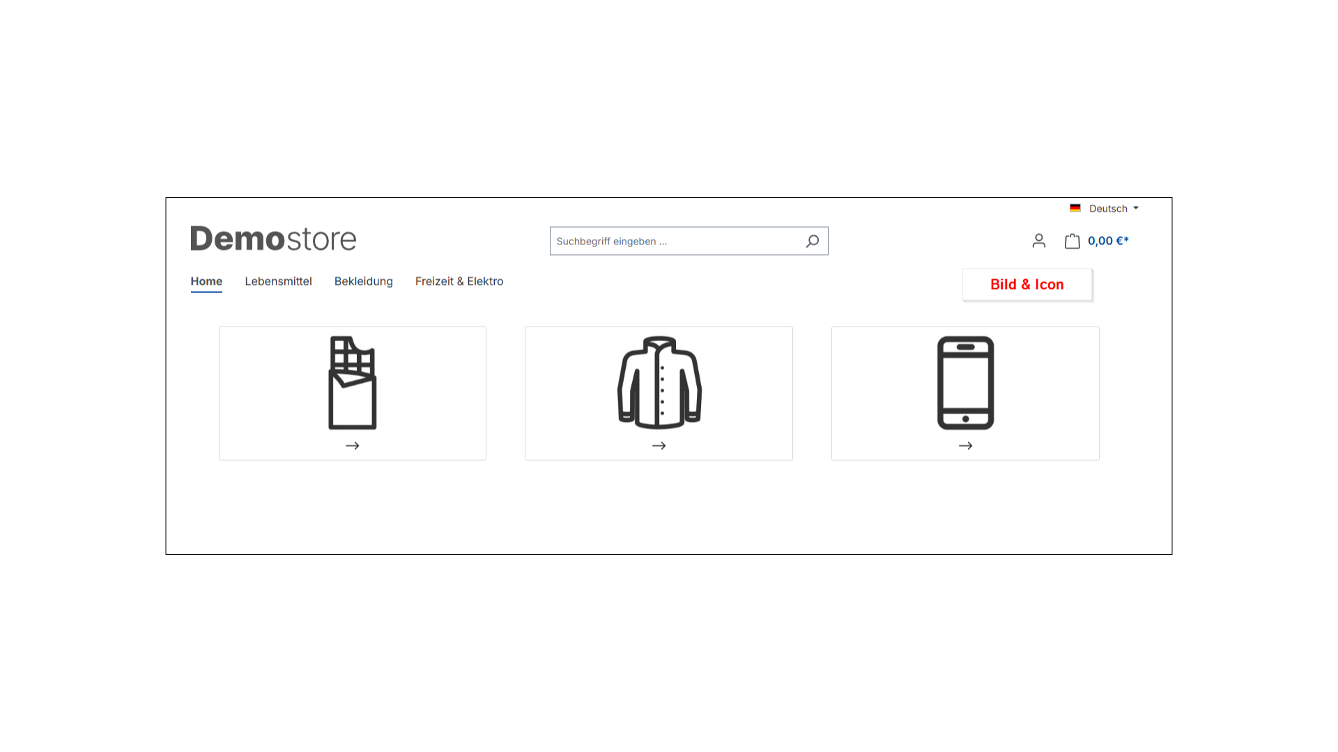 Unterkategorien mit Bild-Navigation in Erlebniswelt anzeigen für Shopware 6
