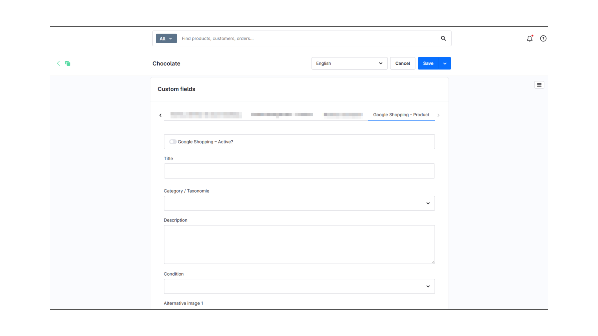 Google Shopping PRO (facebook, Instagram, Pinterest, Snapchat)