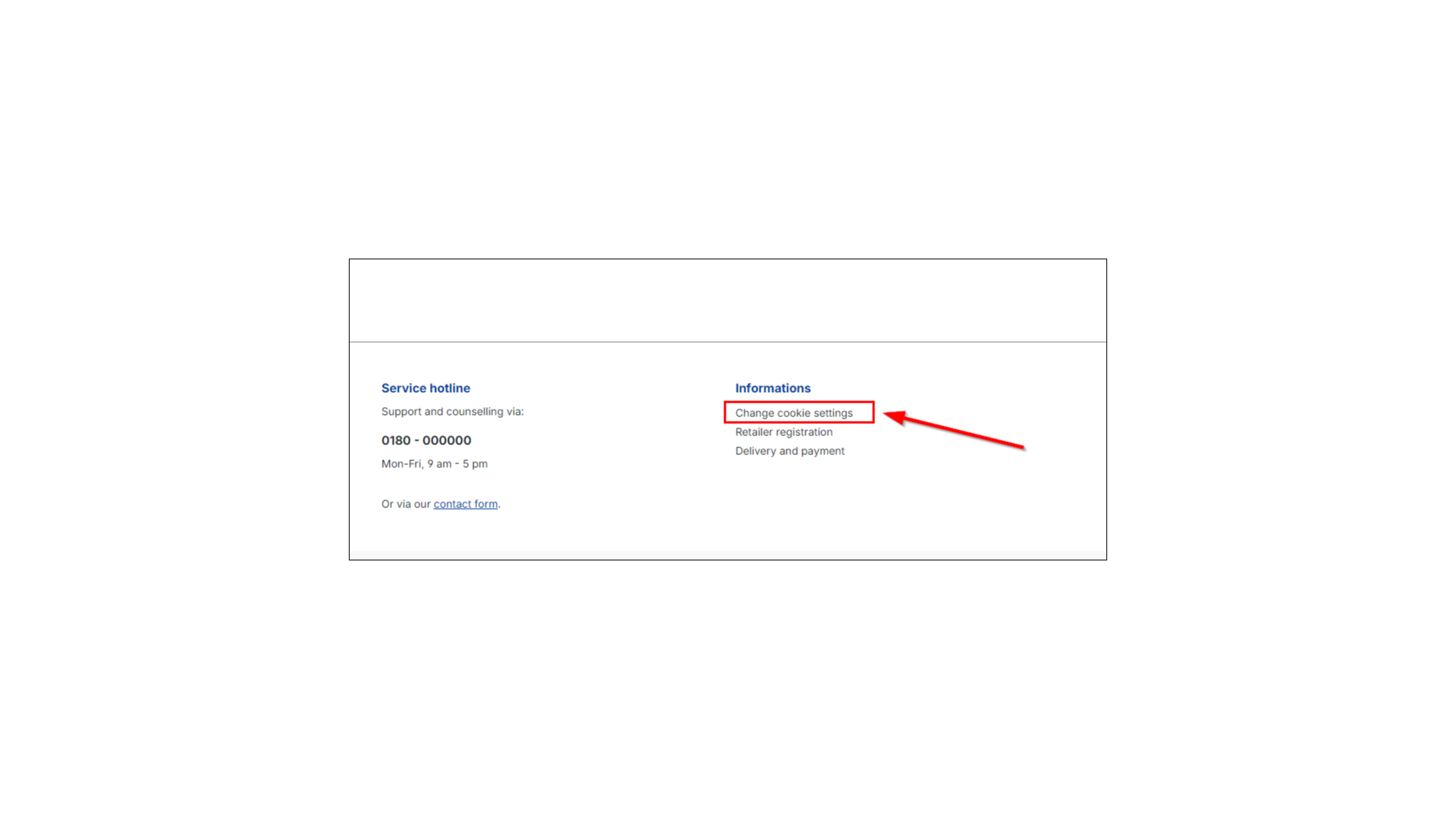 Cookie Consent Conversion Popup mit Menü Integration