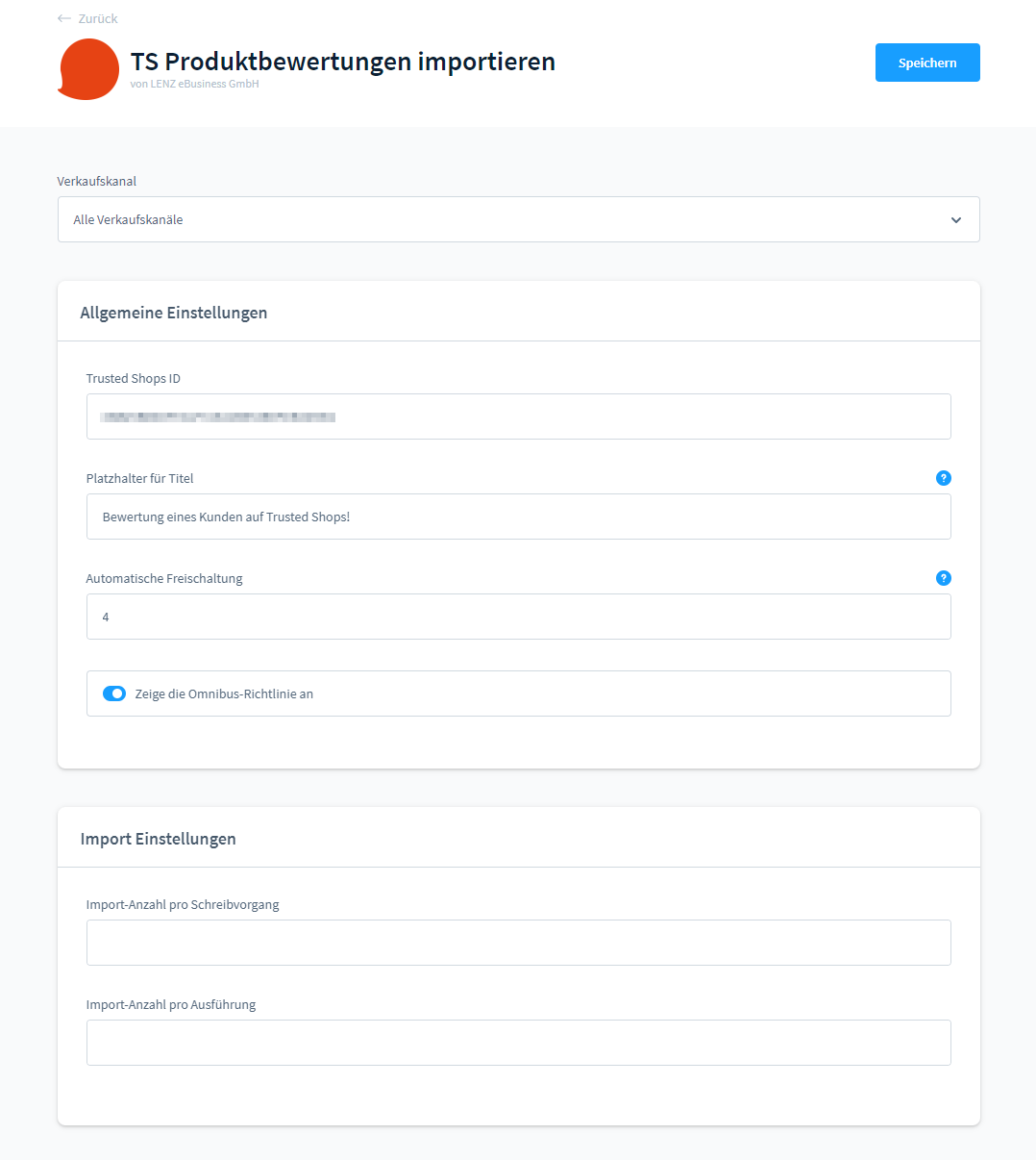 Trusted Shops Produktbewertungen importieren PRO