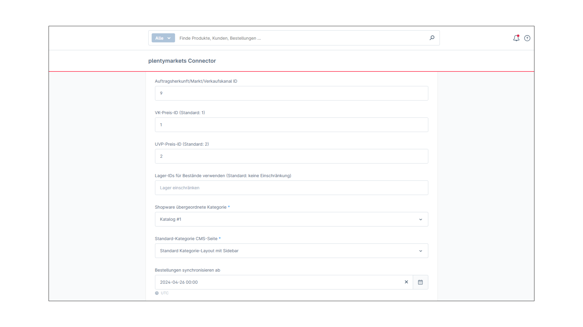 PlentyONE Connector für plentymarkets