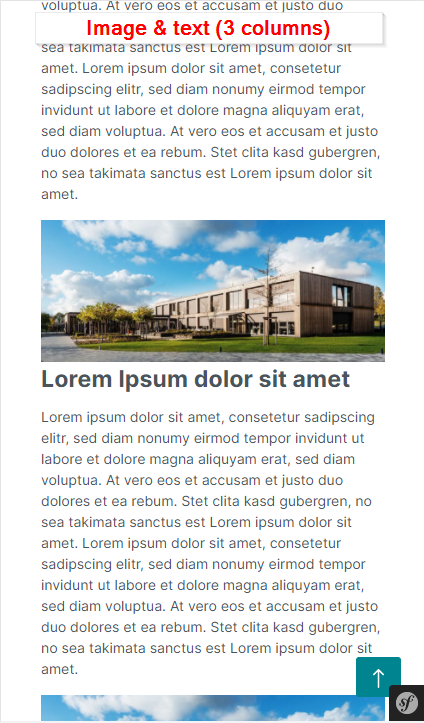 CMS Blöcke "Bild & Text"