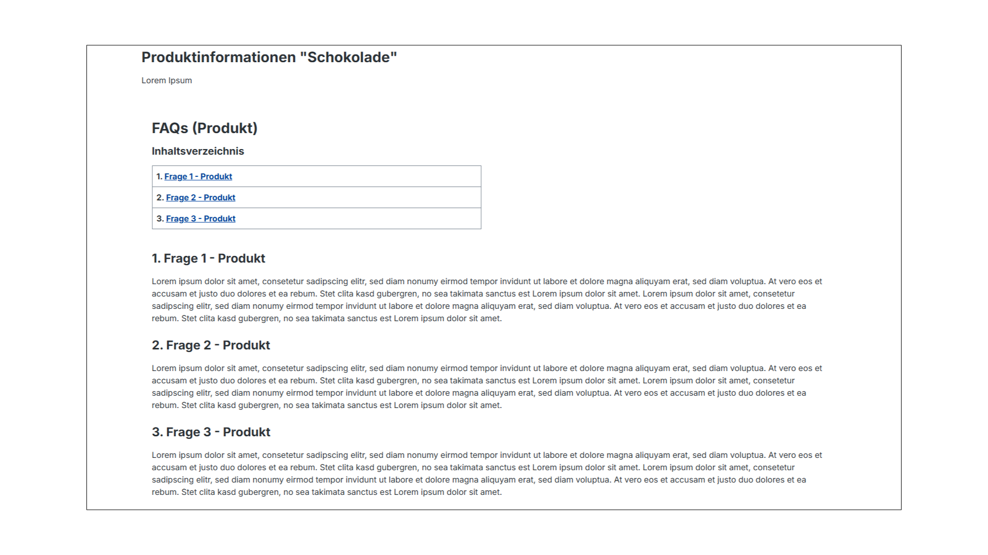 FAQ Manager SEO mit Rich Snippets für Erlebniswelten