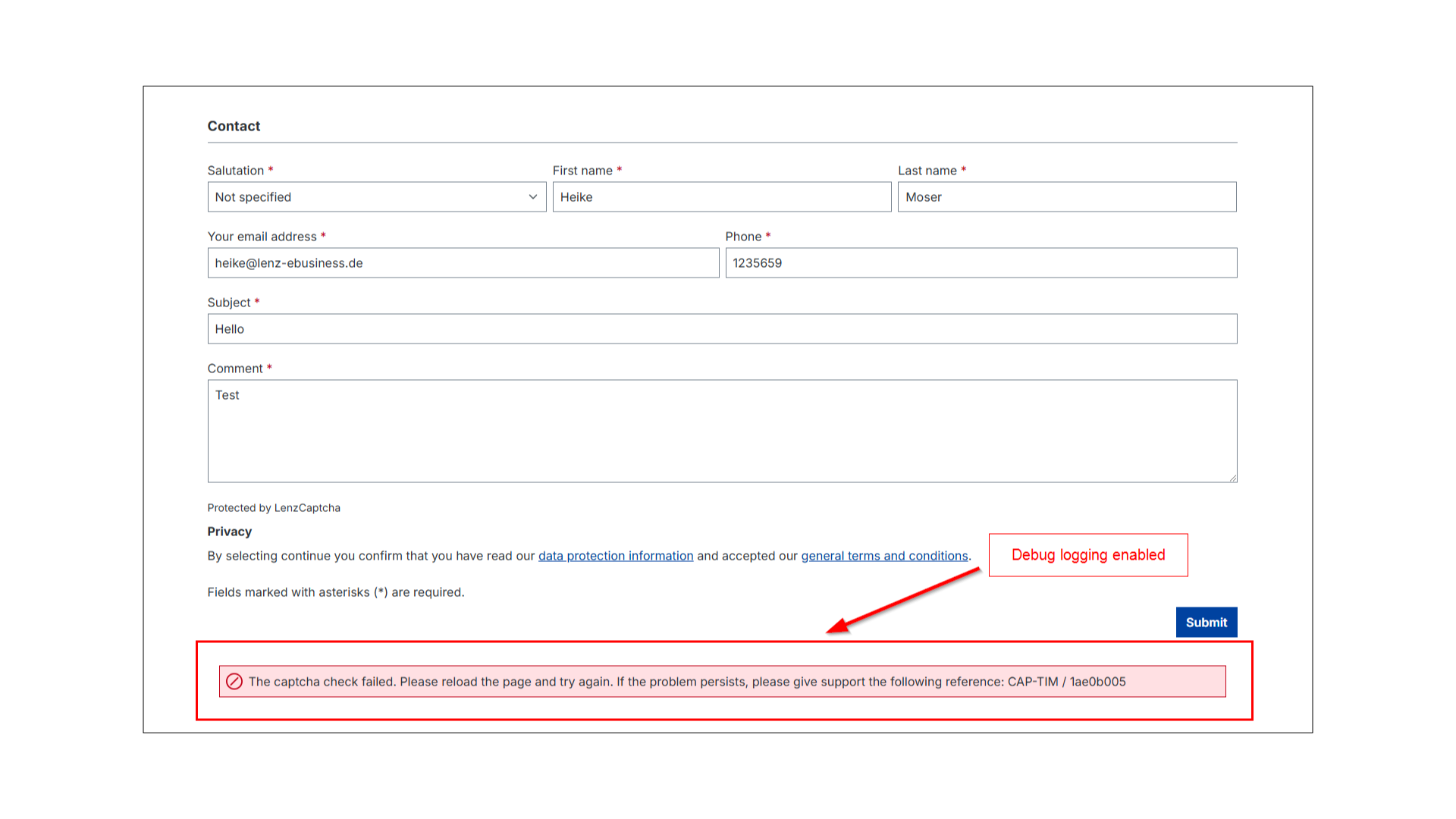 Lenz Unsichtbares Captcha | Formular Bot Sicherheit