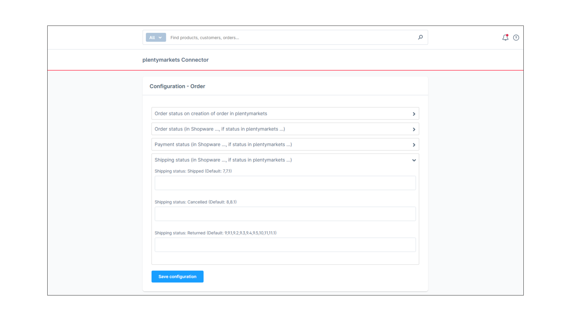 PlentyONE Connector für plentymarkets