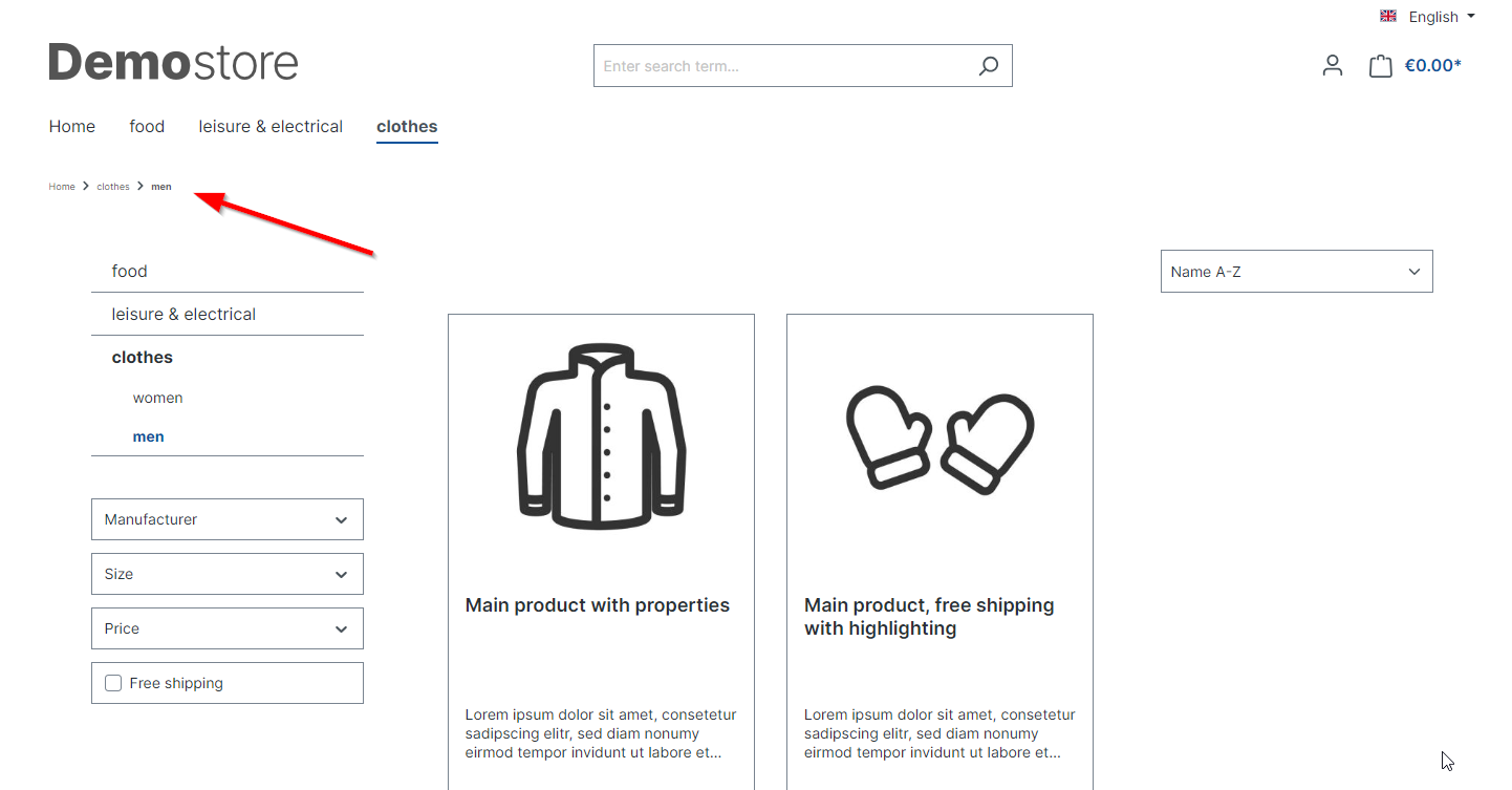 SEO Breadcrumb Advanced für Shopware 6