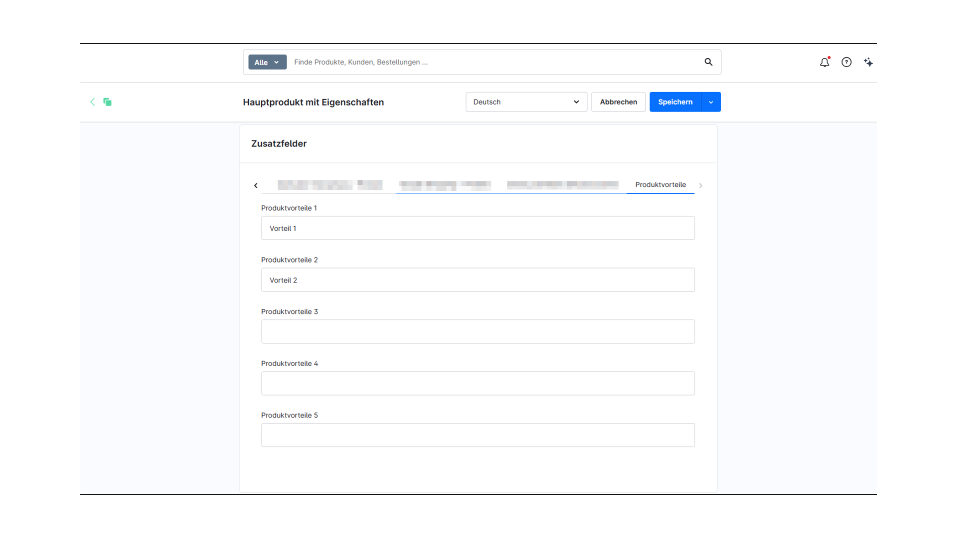 Produktliste / Listenansicht Advanced mit Varianten in Erlebniswelten (Listing) für Shopware 6