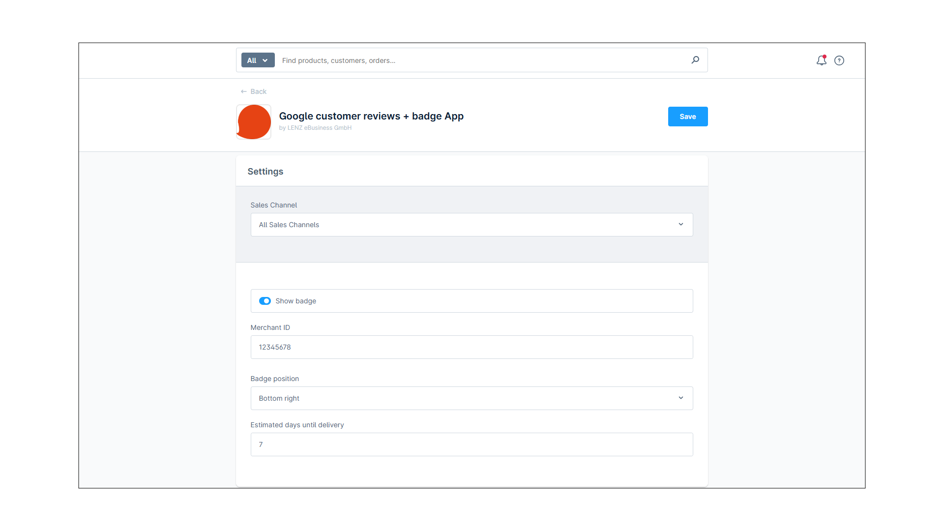Google Kundenrezensionen + Badge App