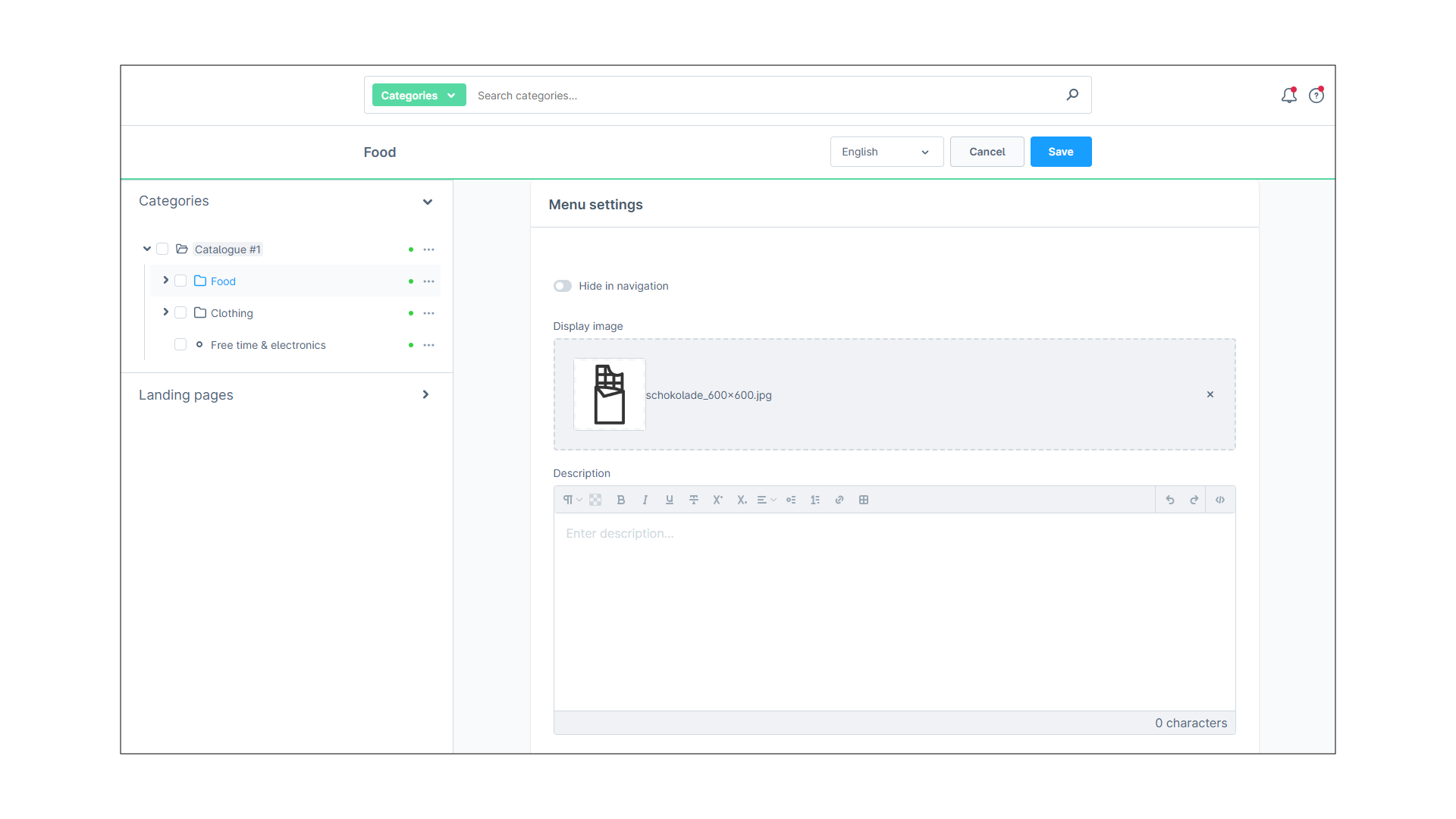Unterkategorien mit Bild-Navigation in Erlebniswelt anzeigen für Shopware 6
