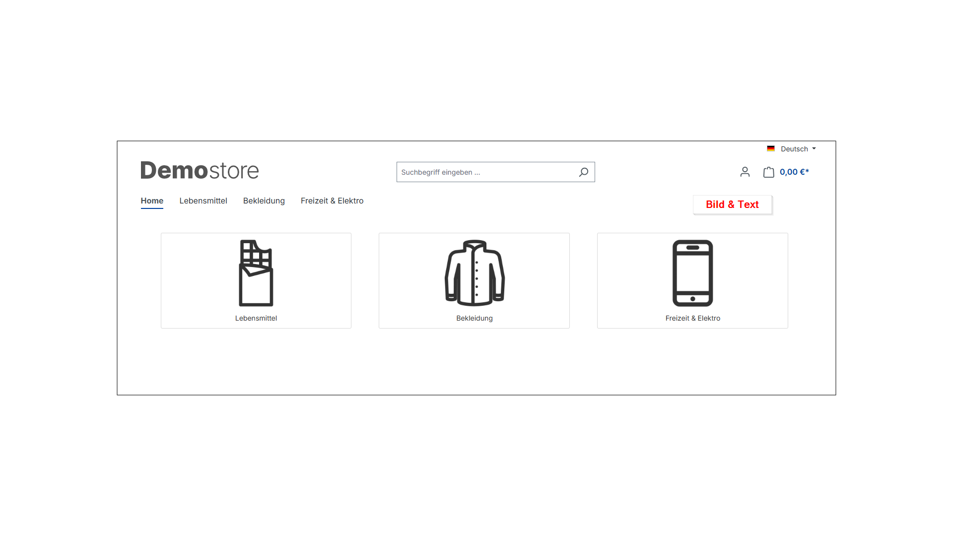 Unterkategorien mit Bild-Navigation in Erlebniswelt anzeigen für Shopware 6