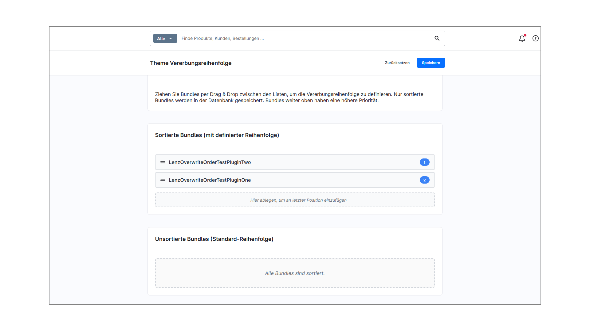 Theme Vererbungsreihenfolge Manager