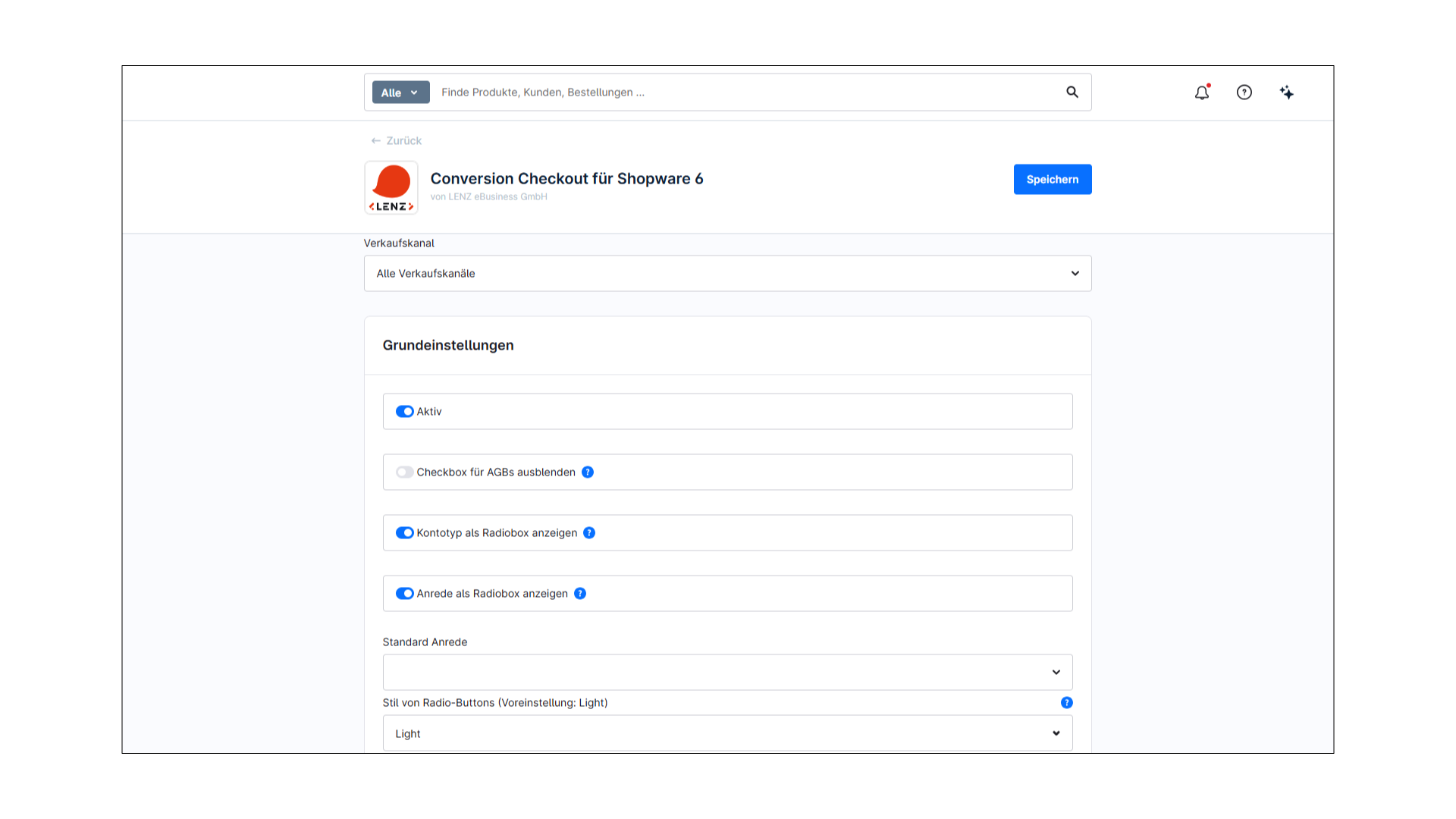 Conversion Checkout für Shopware 6