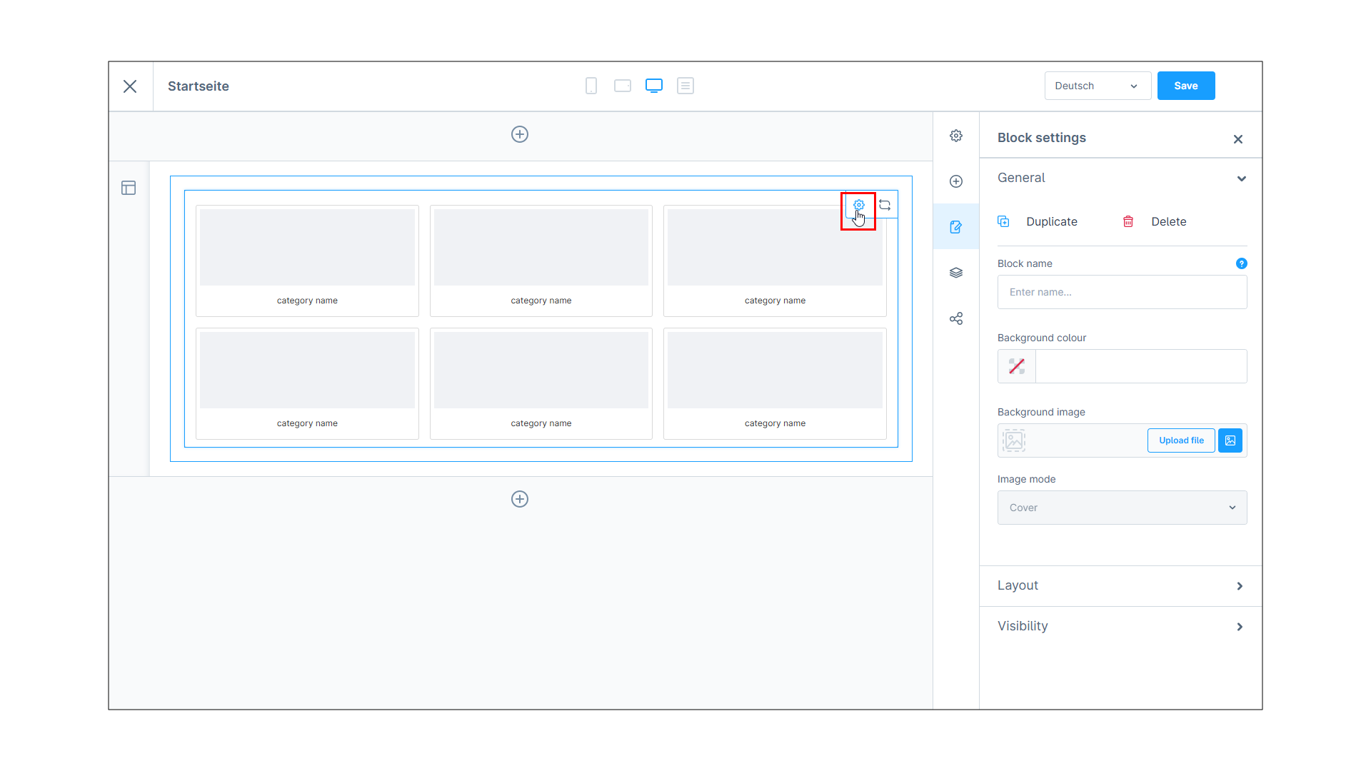 Unterkategorien mit Bild-Navigation in Erlebniswelt anzeigen für Shopware 6
