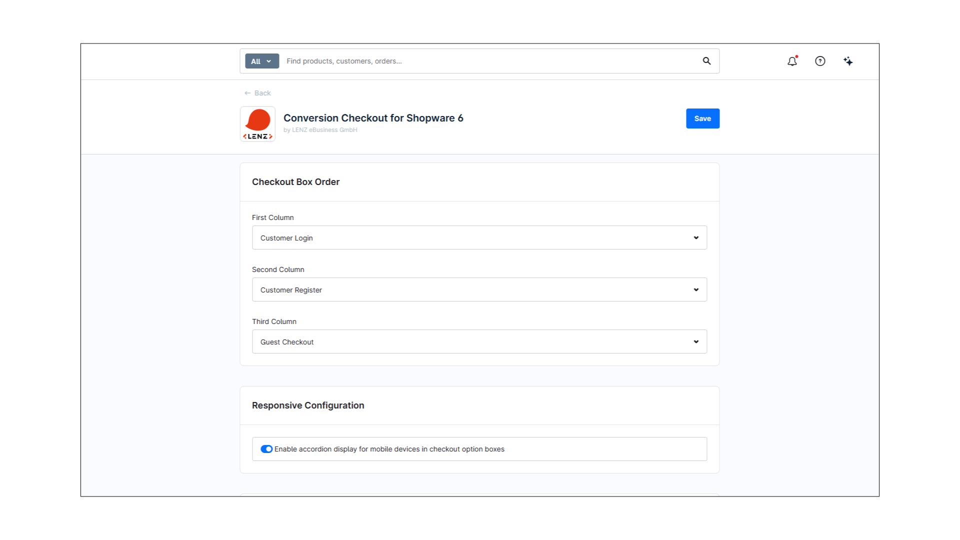 Conversion Checkout für Shopware 6