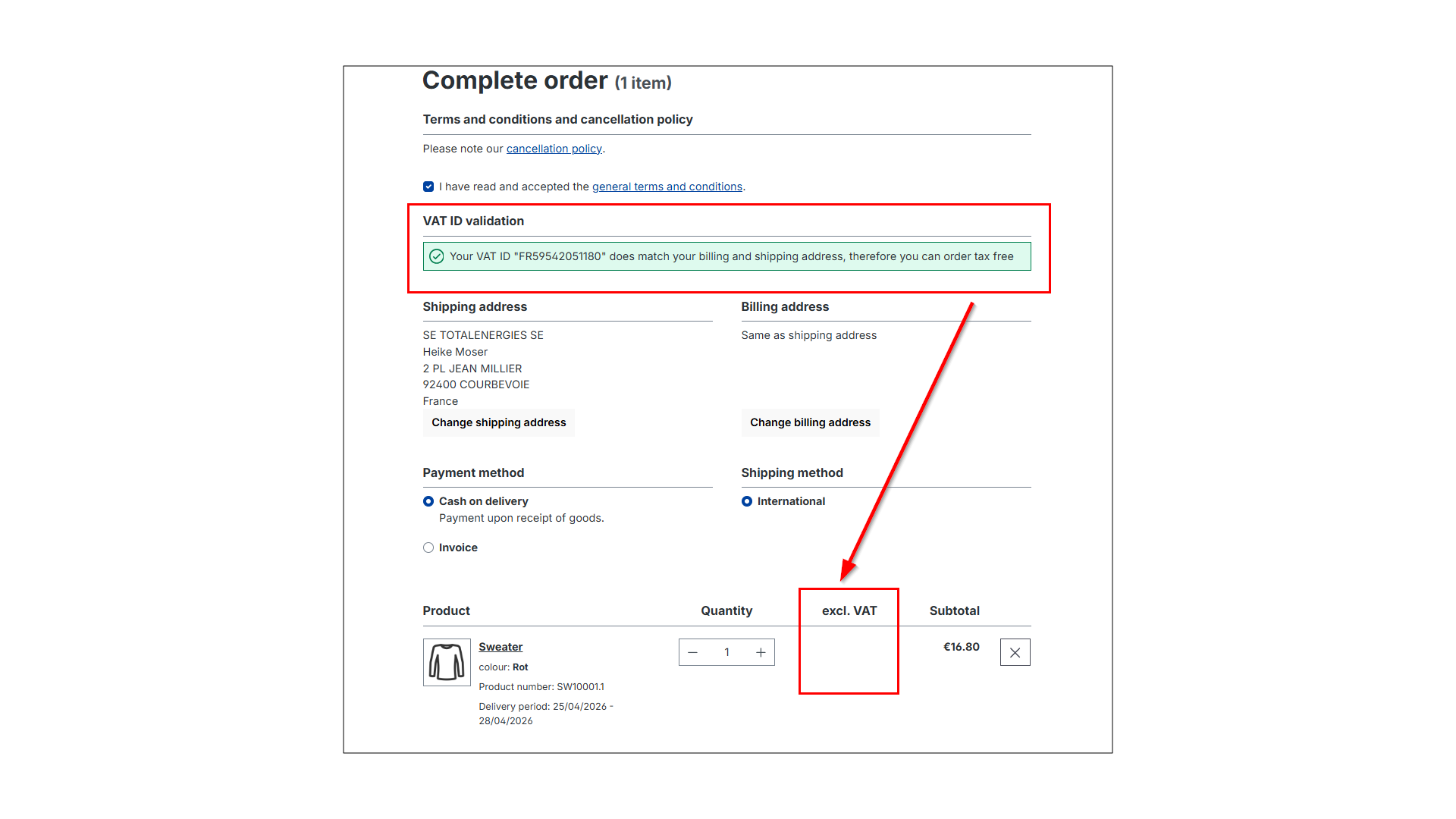 Umsatzsteuer USTID Validierung PRO für EU (B2B)