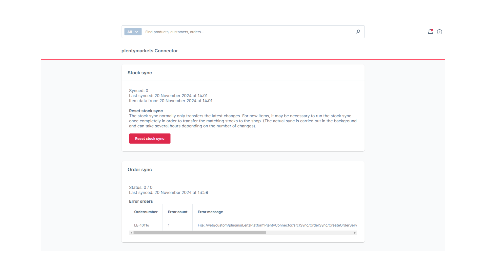 PlentyONE Connector für plentymarkets