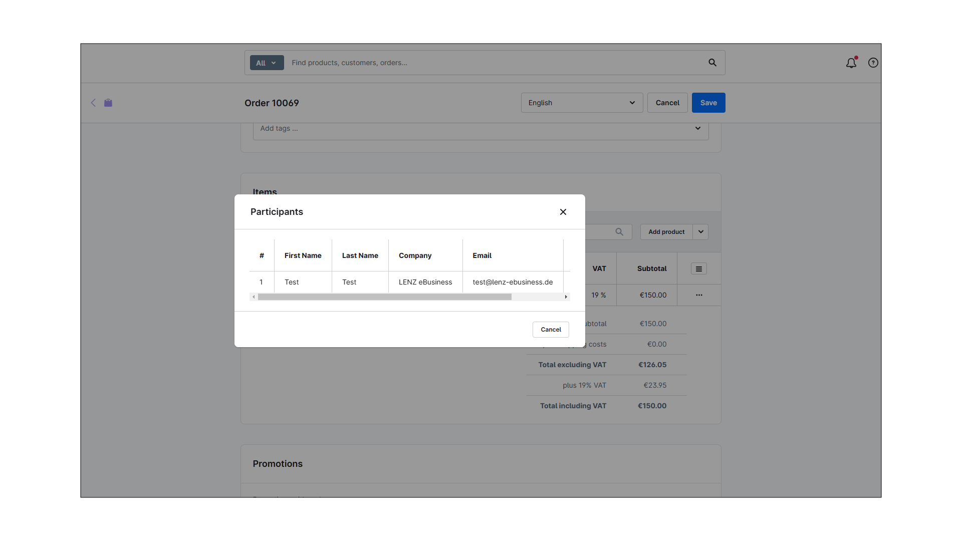 Teilnehmer buchen für Events, Seminare, Kurse, etc. mit Shopware 6