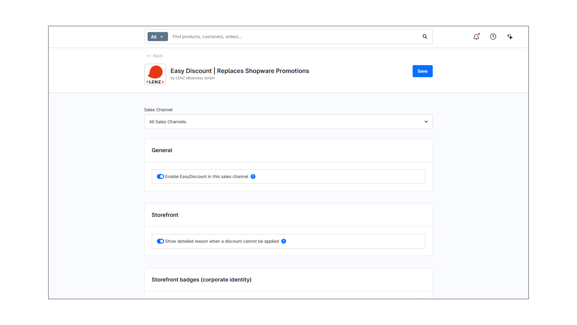 Easy Discount | ersetzt Shopware Rabatte & Aktionen