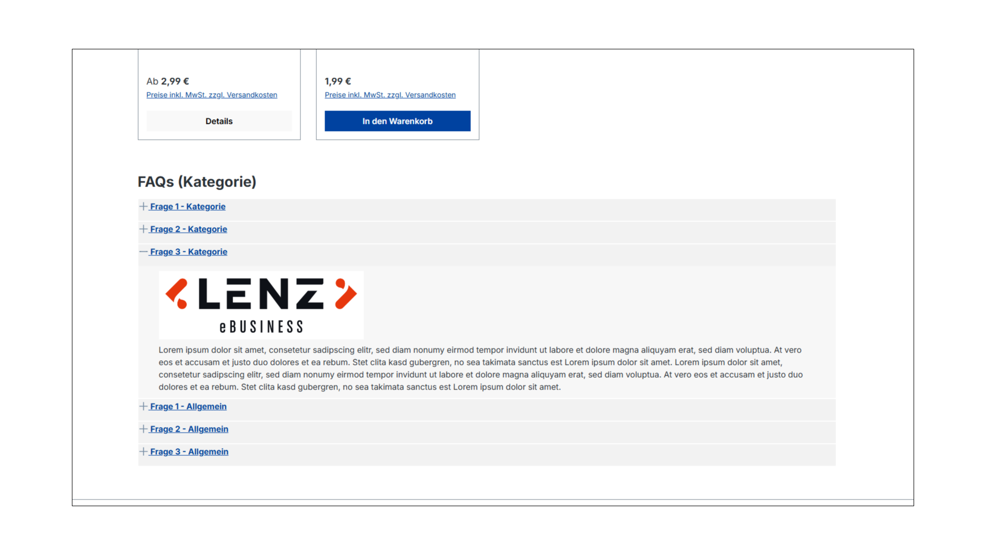 FAQ Manager SEO mit Rich Snippets für Erlebniswelten