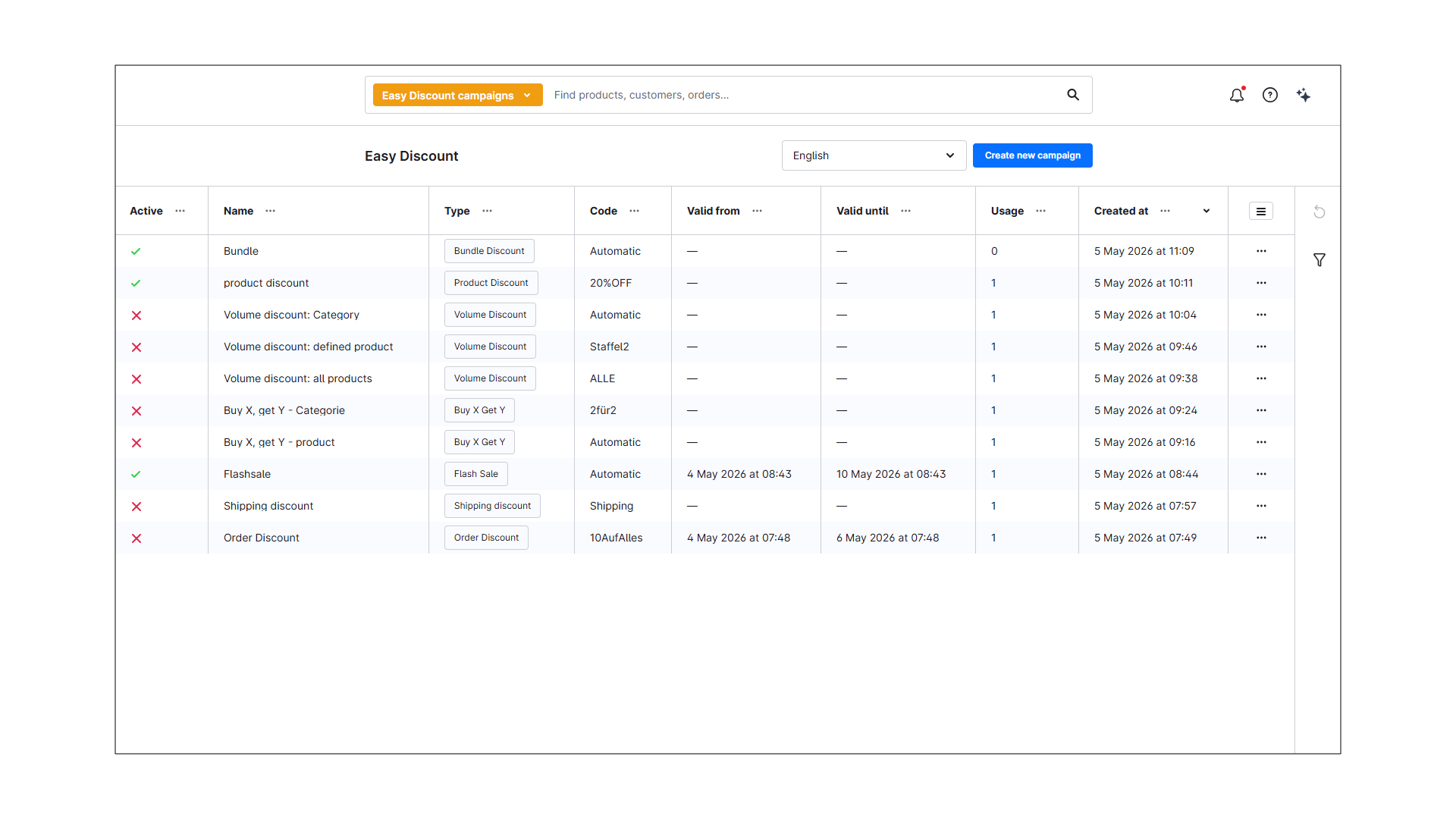 Easy Discount | ersetzt Shopware Rabatte & Aktionen
