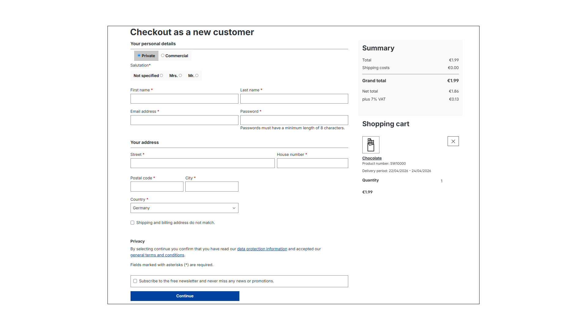 Conversion Checkout für Shopware 6