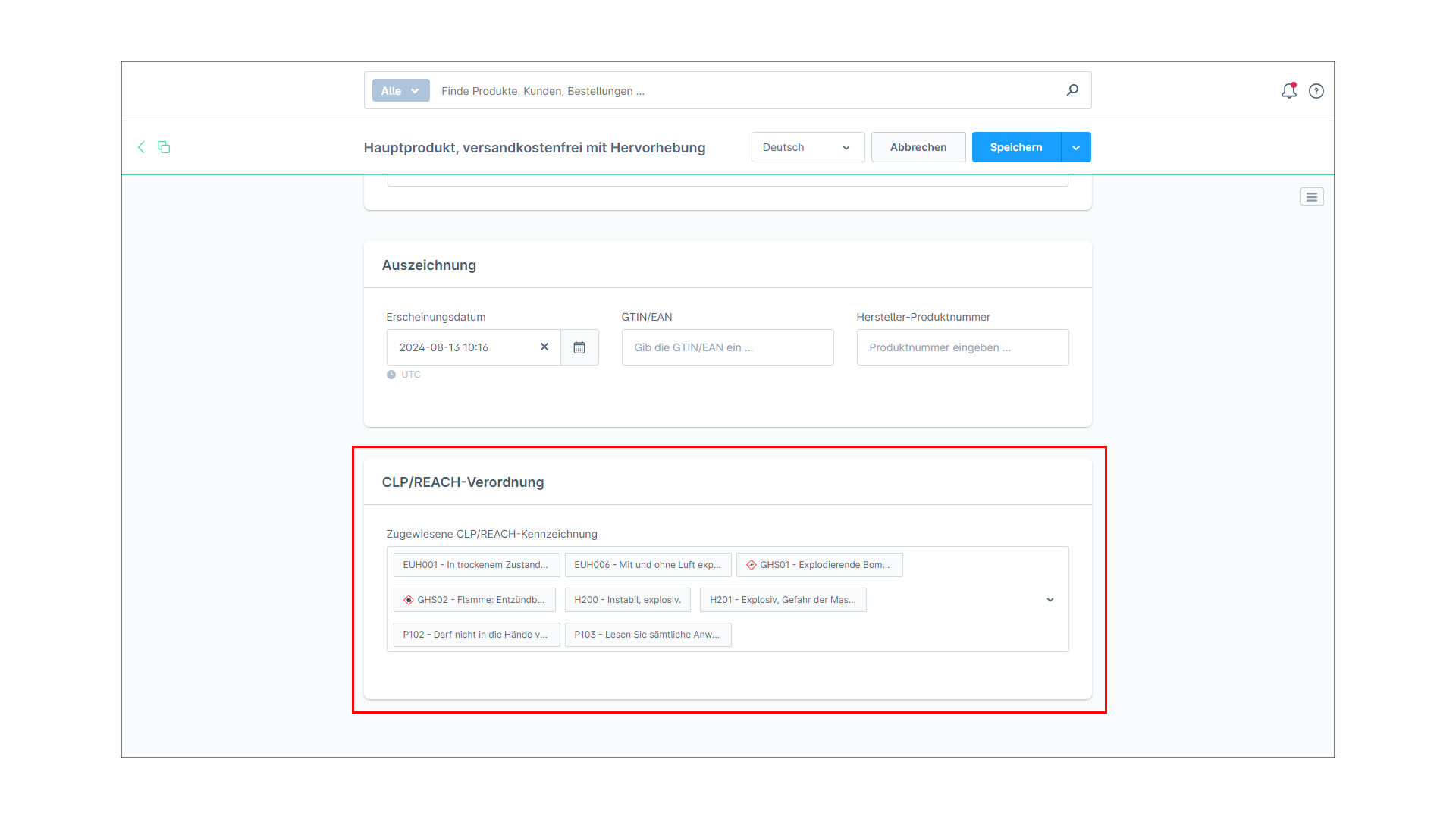 CLP / REACH Verordnung