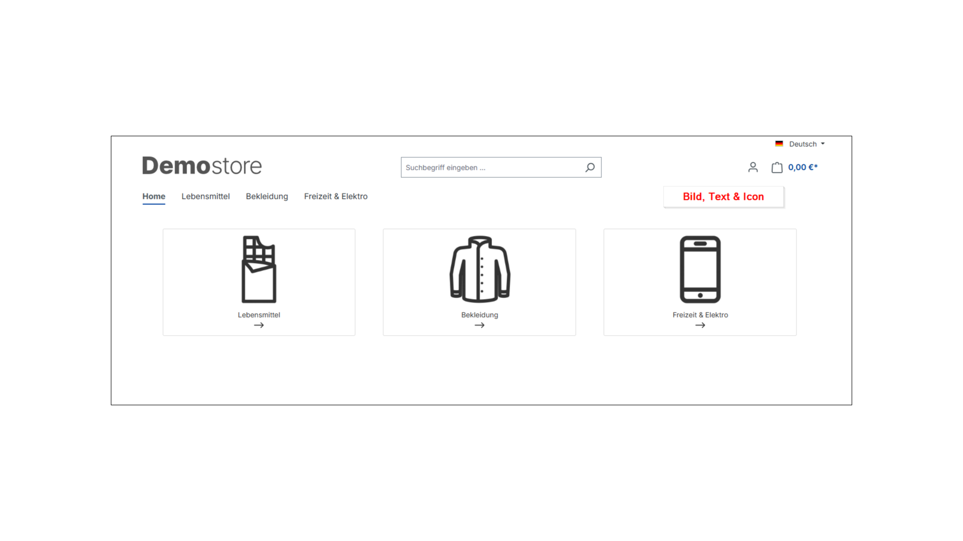 Unterkategorien mit Bild-Navigation in Erlebniswelt anzeigen für Shopware 6