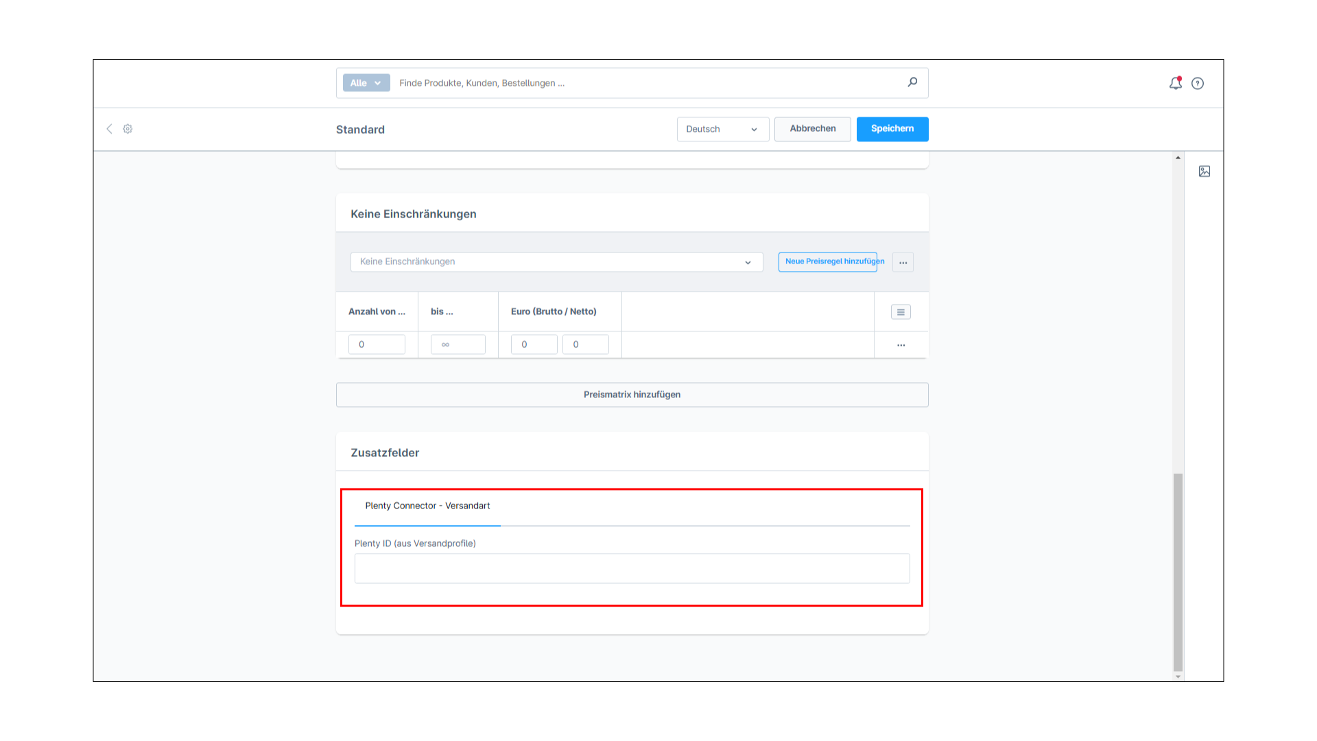 PlentyONE Connector für plentymarkets