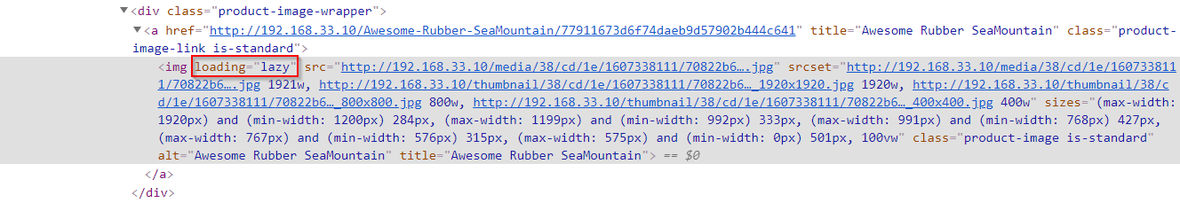 SEO Essentials (Natives Lazy Loading, HTML-Komprimierung, etc.)