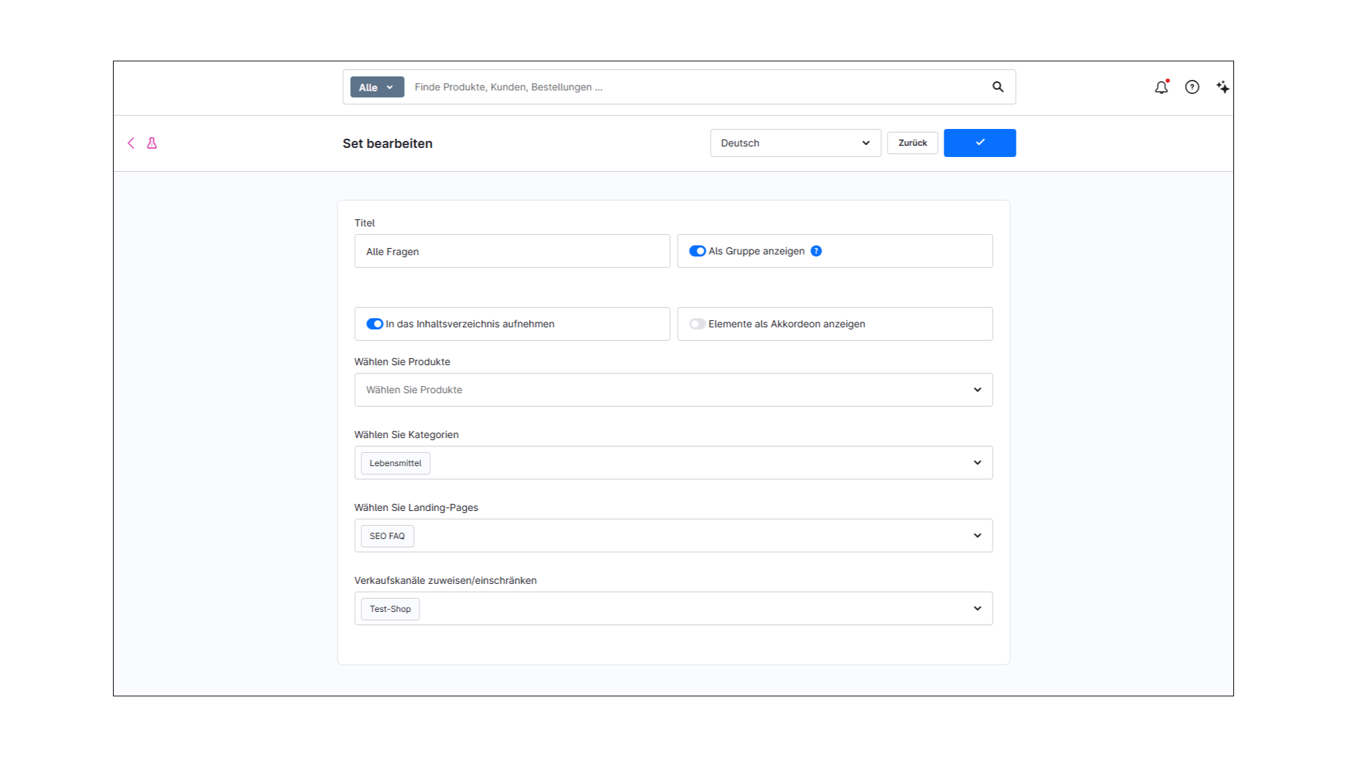 FAQ Manager SEO mit Rich Snippets für Erlebniswelten