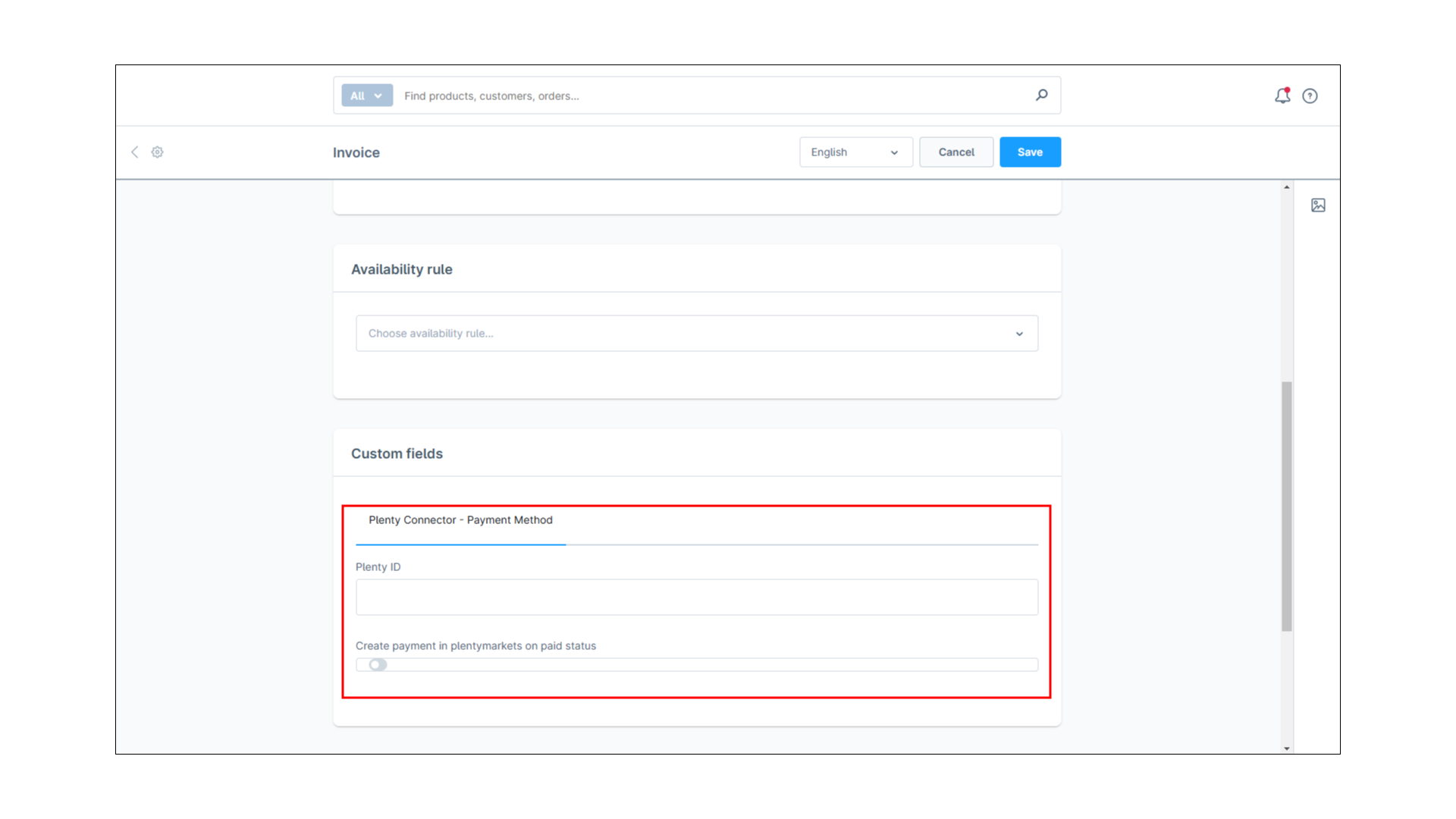 PlentyONE Connector für plentymarkets