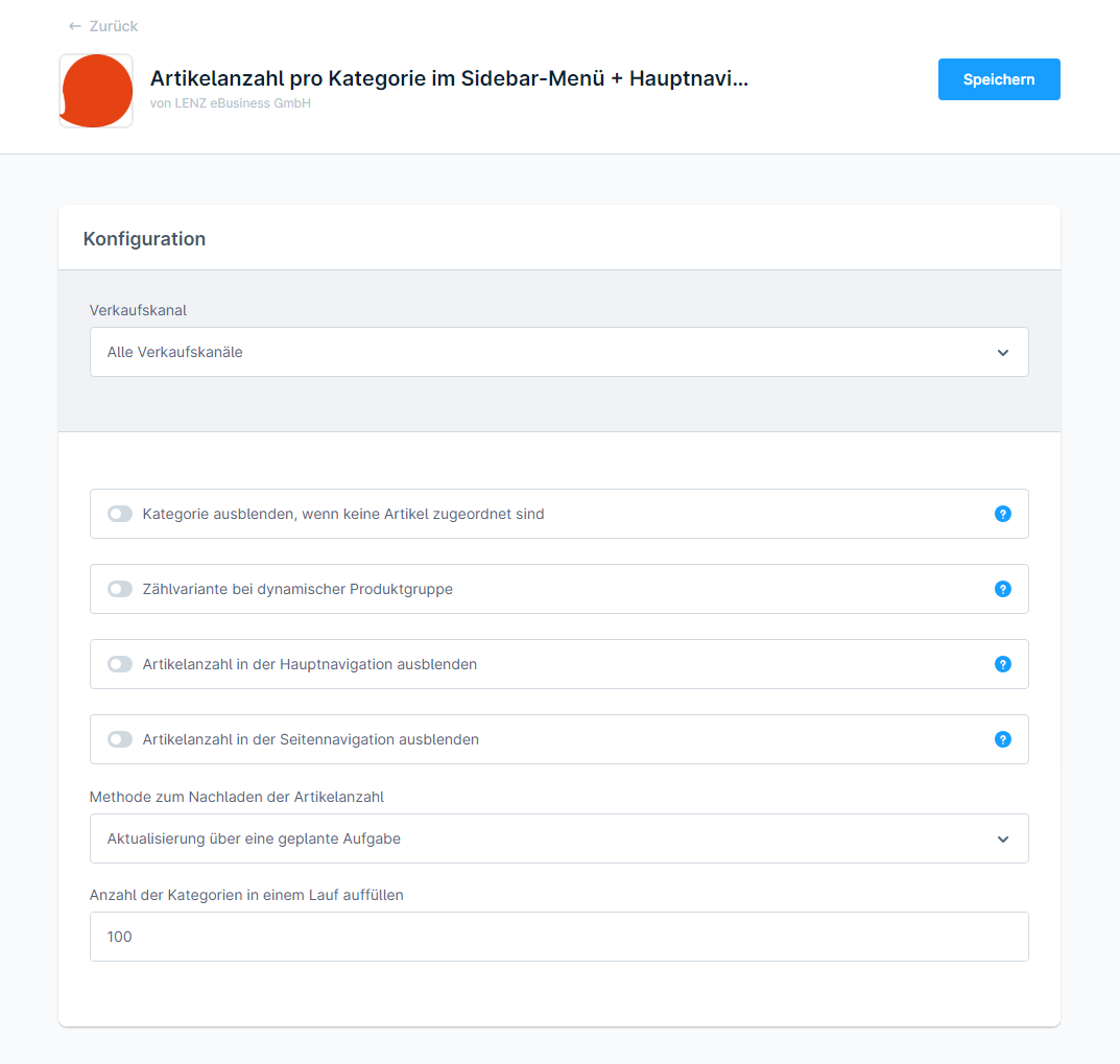 Artikelanzahl pro Kategorie im Sidebar-Menü + Hauptnavigation