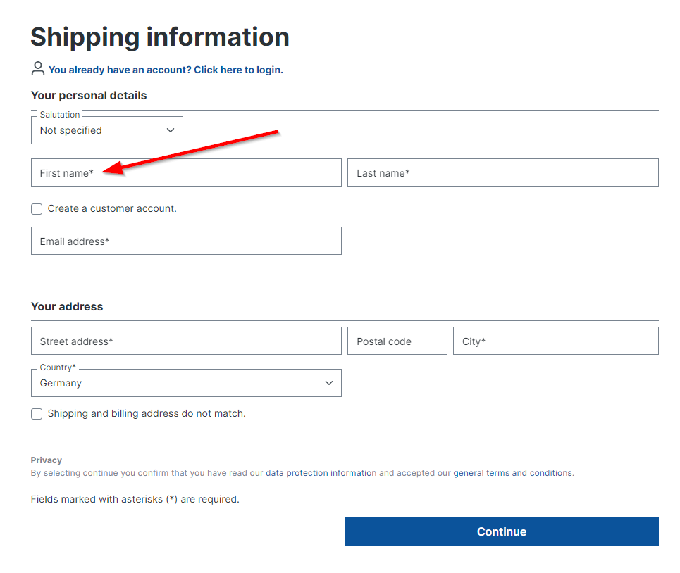 Usability Placeholder / Floating Labels für Shopware 6
