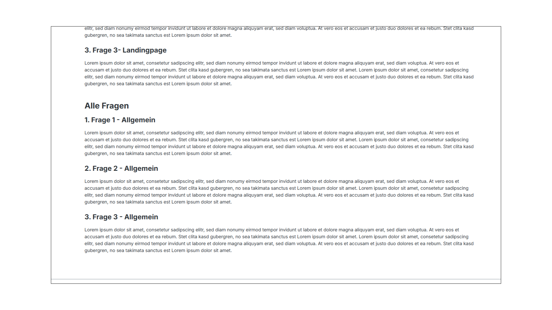 FAQ Manager SEO mit Rich Snippets für Erlebniswelten